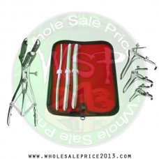  Hegar uterine dilator 3 pieces set, 7-8, 11-12, 15-16, mathieu, grave 3pcs